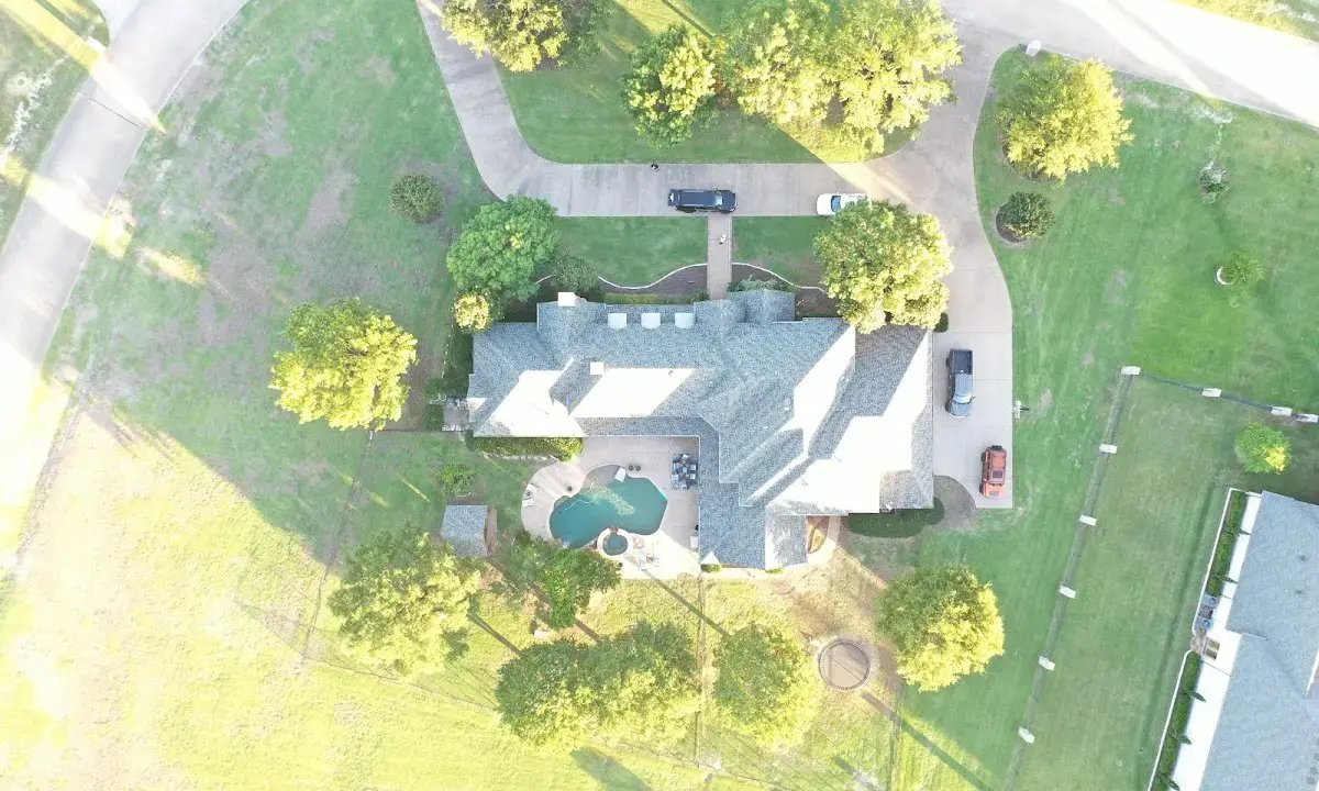 New shingle roof installation on a home in Sulphur